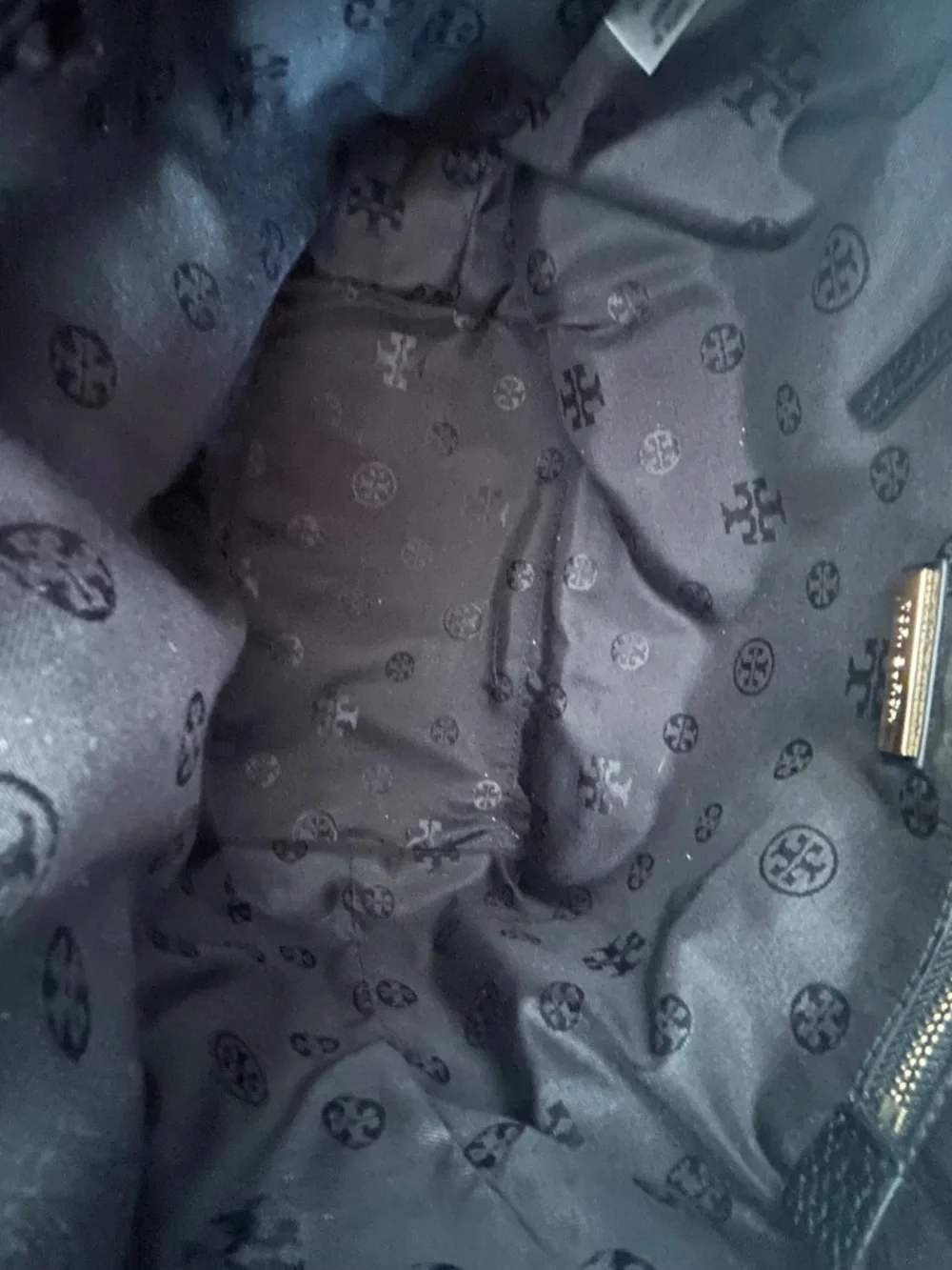 NWOT Tory Burch Thea Black Leather Backpack with Tassel